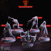 Hellish Demons 3D-printed model